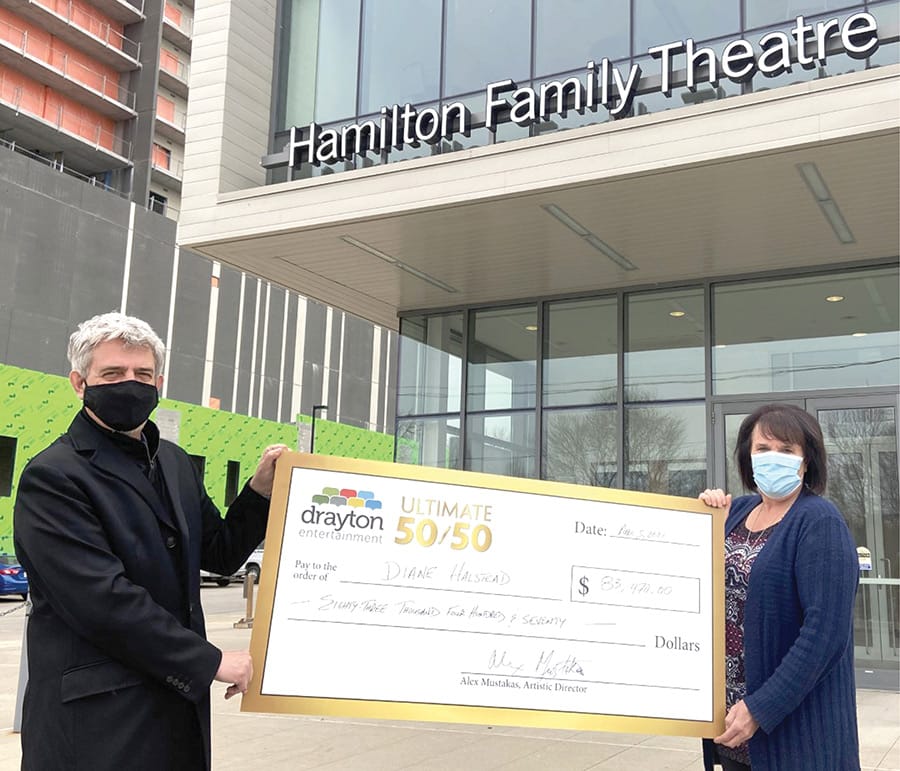 Drayton Entertainment theatre patron wins jackpot of $83,470 post image