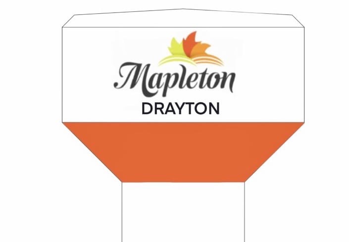 Mapleton awards contract for Drayton water tower post image