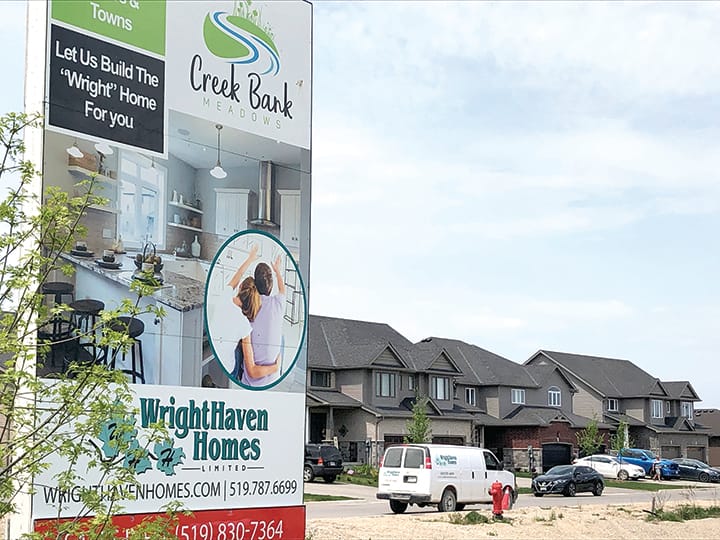 Wrighthaven homes granted variances for Creekbank Meadows project post image