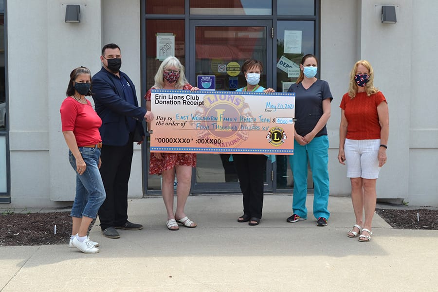 Lions Club donates $4,000 to East Wellington Family Health Team post image