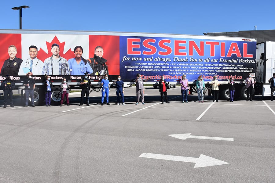 ‘Essential Workers Thank You Tour’ makes first stop at Groves Memorial Community Hospital post image