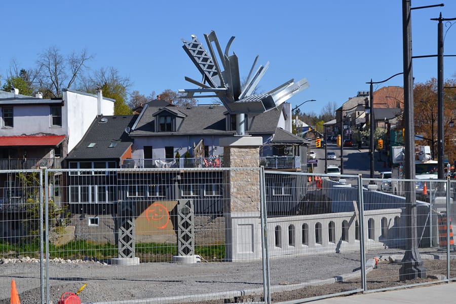 New sculpture installed at Badley Bridge post image