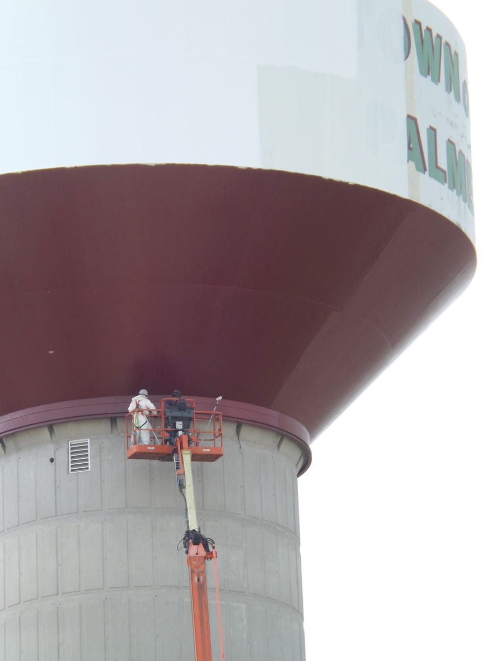 Painting and maintenance work continues on Palmerston water tower post image