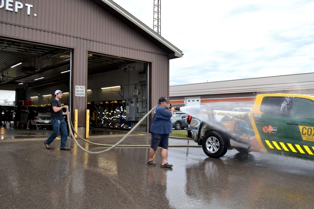 Erin Firefighters Association charity car wash a success post image