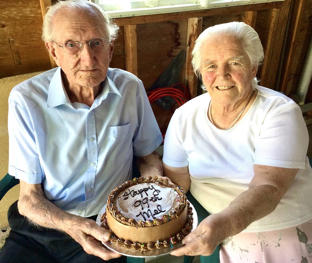 Mel Kreller celebrates 99th birthday with visit from friends post image