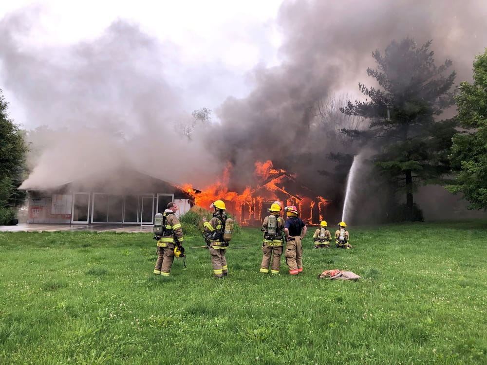 Puslinch firefighters conduct training exercise post image
