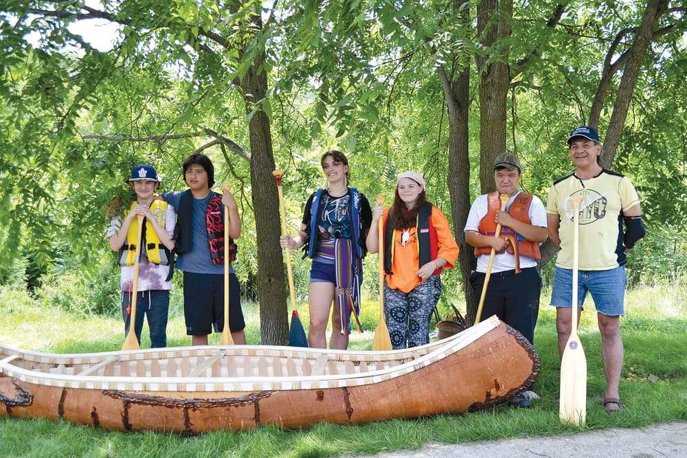 Students from UGDSB learn to build a canoe from scratch post image