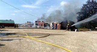 Mapleton firefighters respond to structure fires, crash over weekend post image