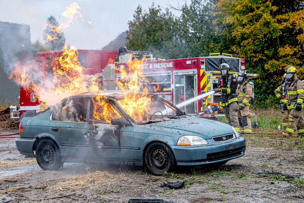 Fire training post image