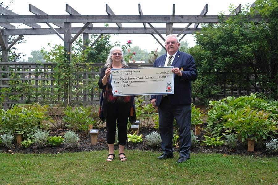 Fergus Legion shows appreciation to Fergus and District Horticultural Society post image