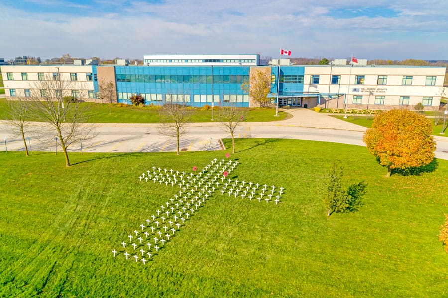 WHHS teacher and students create Remembrance display post image