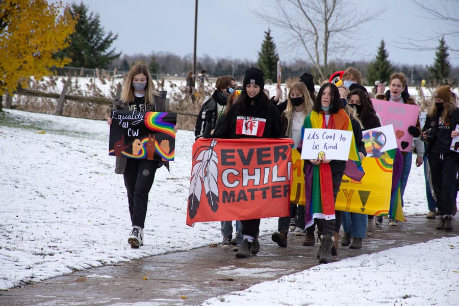 With transphobia and homophobia on the rise, CWDHS students rise up post image