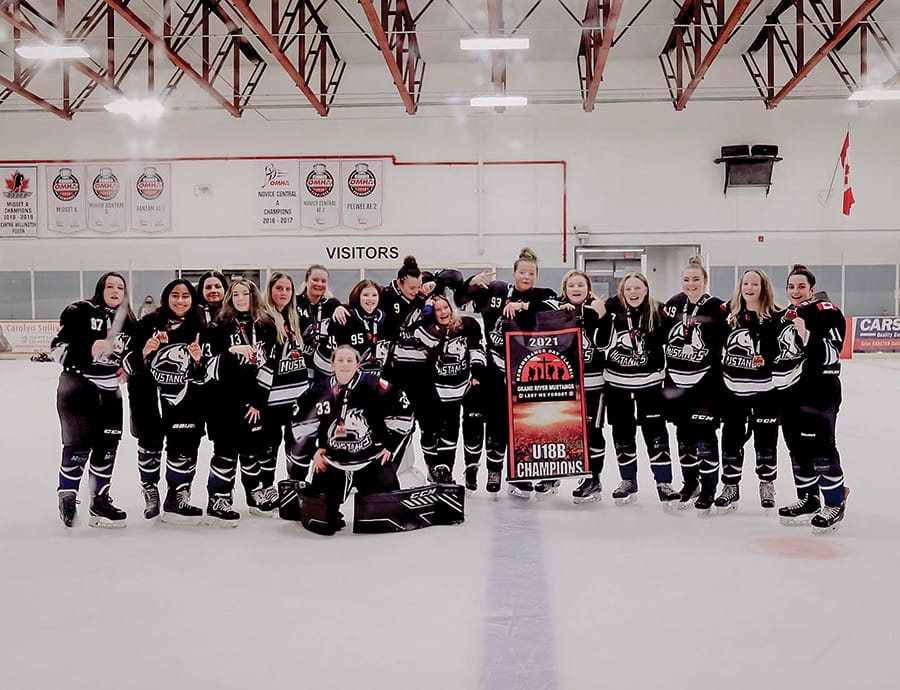 Undefeated Grand River Mustangs U18 ‘B’ win gold at Remembrance Day Classic post image
