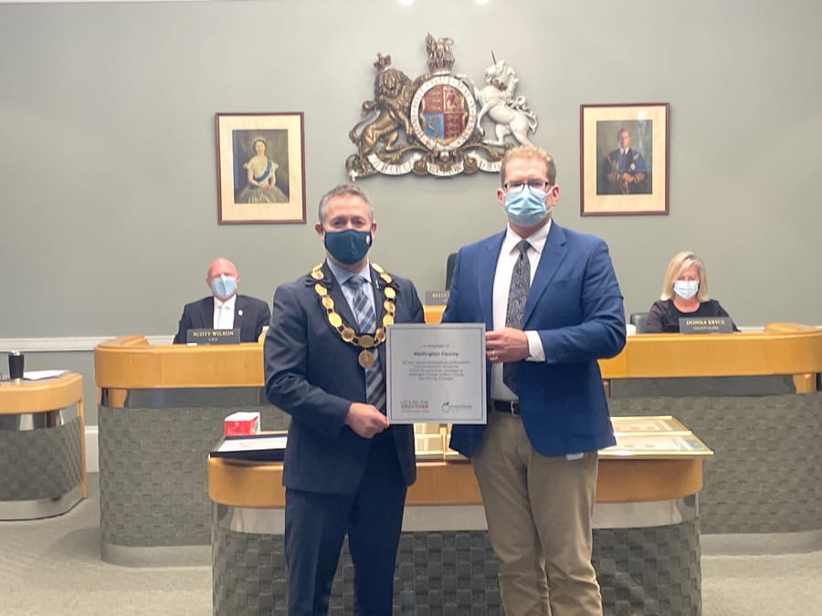 County receives recognition from public health post image