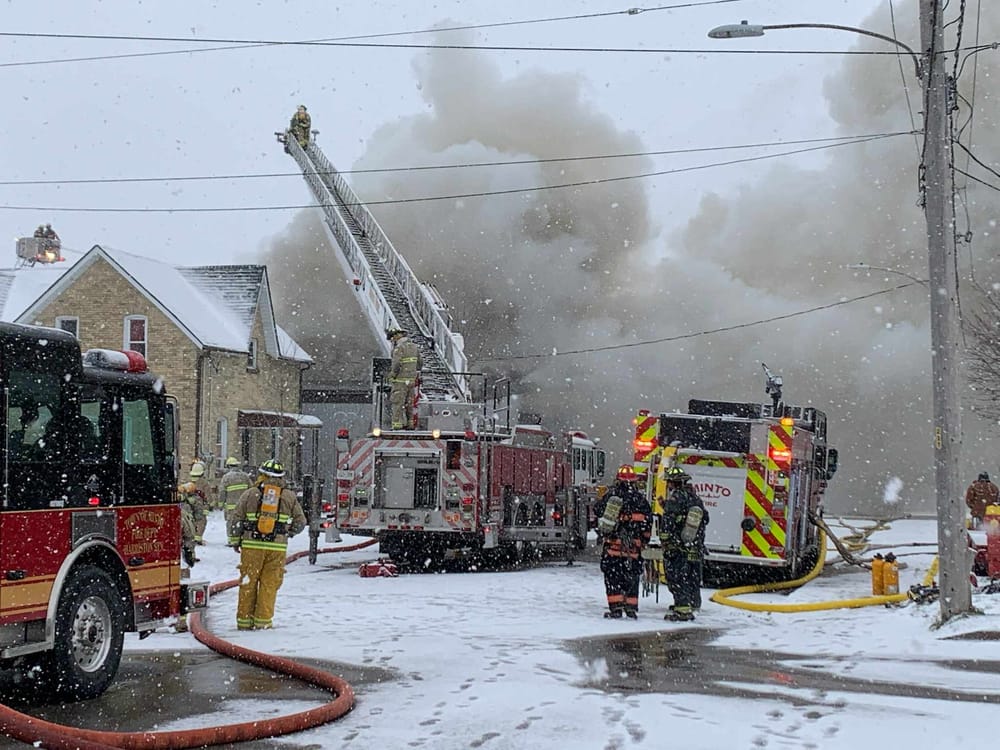 Residents evacuated near scene of major structure fire in Palmerston post image