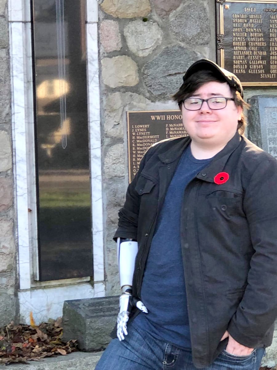 Local resident promotes War Amps legacy post image