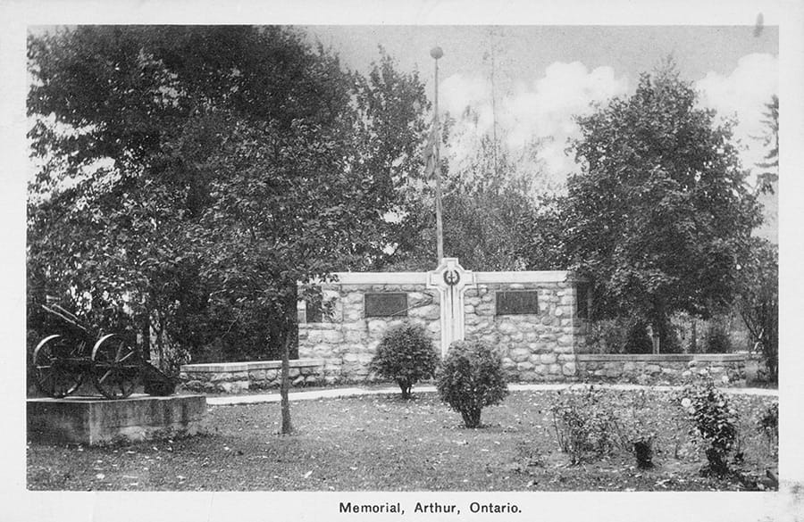 Arthur War Memorial unveiled in 1923 post image