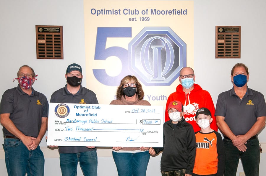 Moorefield Optimists assist school, foodbank post image