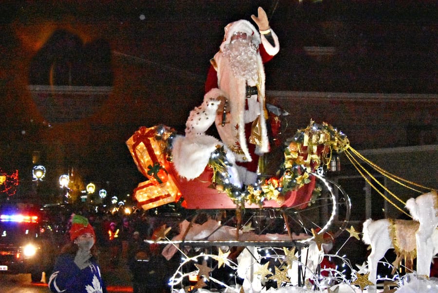 Santa Claus arrived in grand style in Elora on Nov. 27 post image