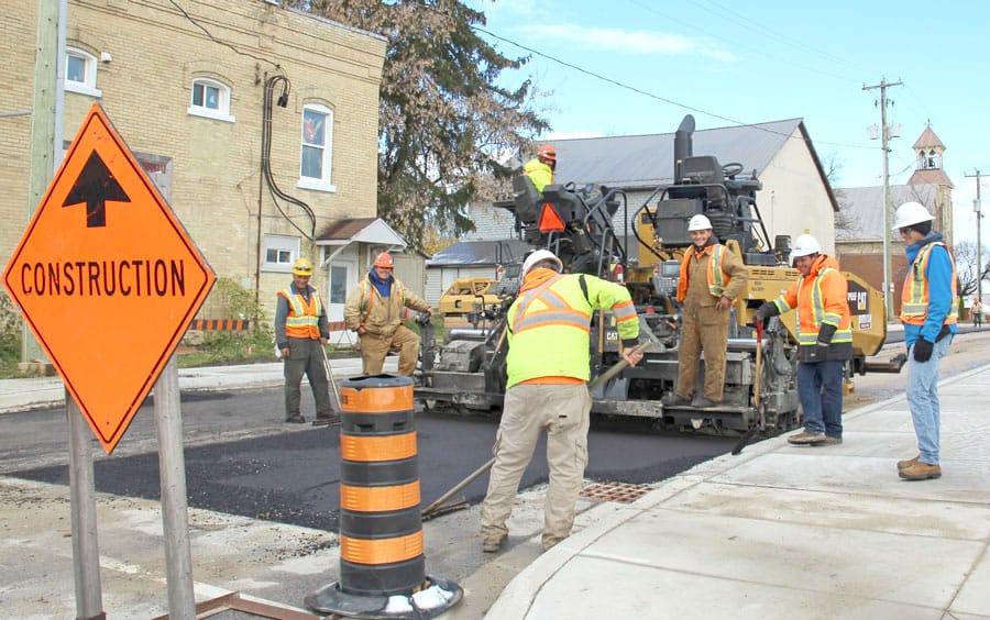 Construction on Allan Street East wraps up post image