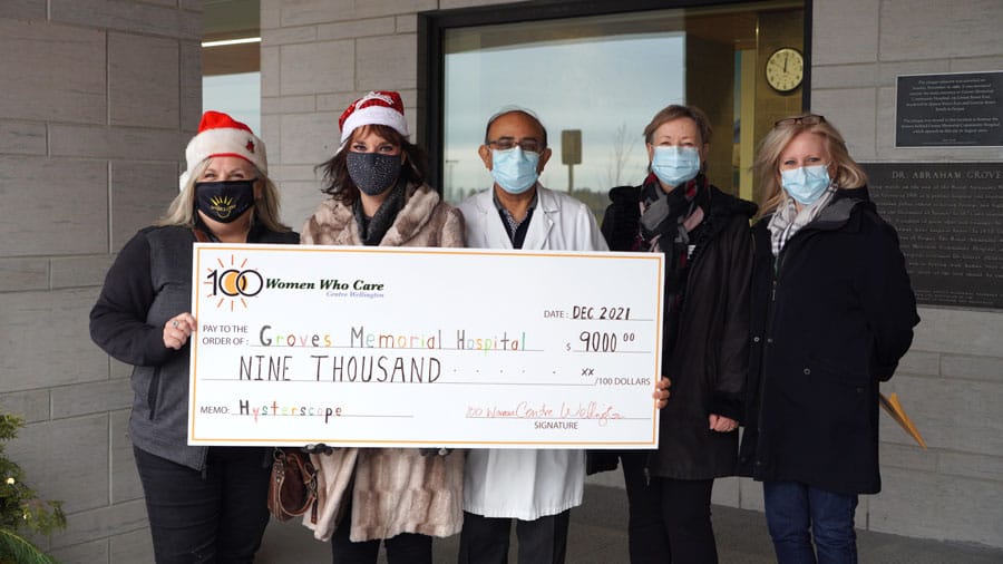 100 Women Who Care Centre Wellington donate $9,000 to Groves Memorial Community Hospital post image