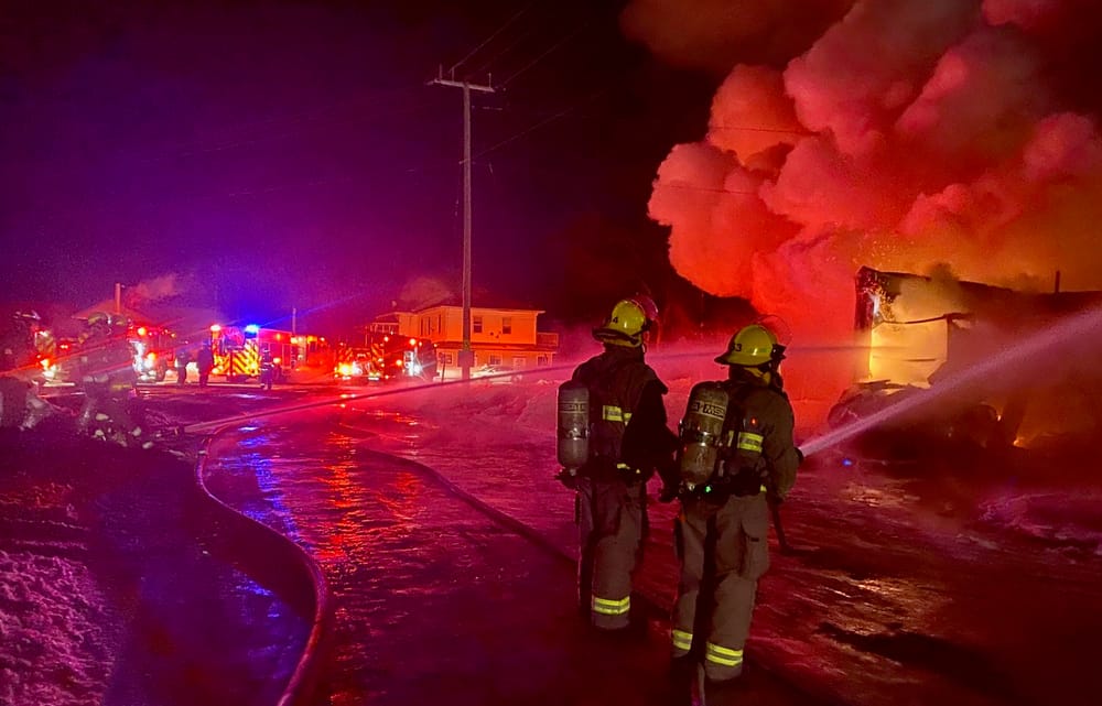 Early morning fire destroys shop near Puslinch Lake post image