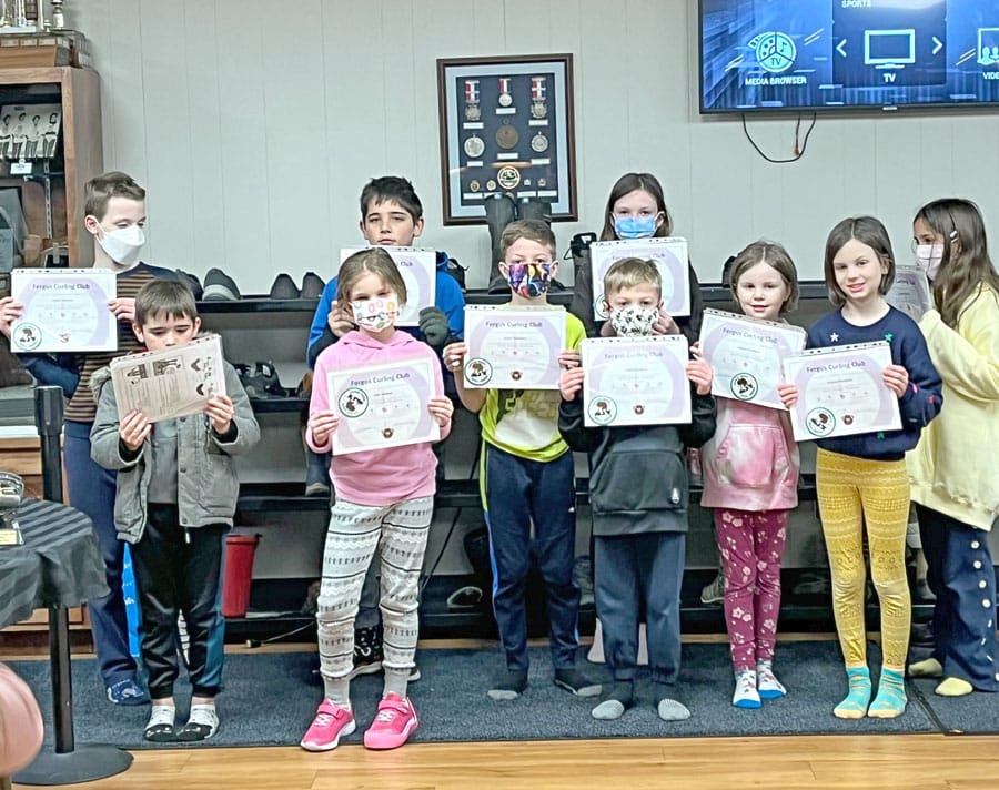 Little Rocks sweep up the season at Fergus Curling Club post image