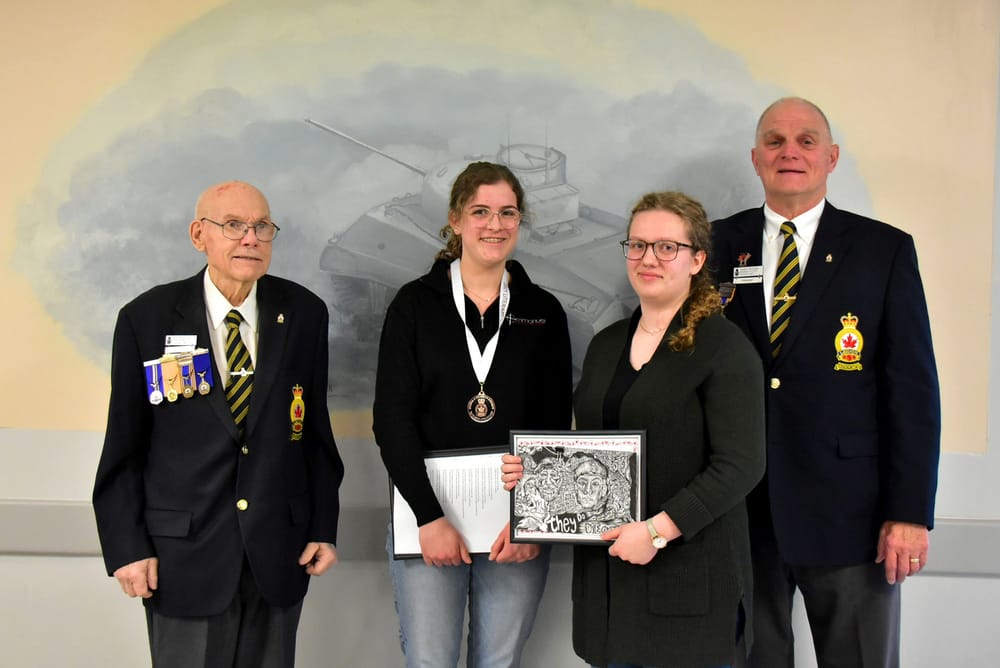 Emmanuel Christian High School students win high honours at Royal Canadian Legion competition post image