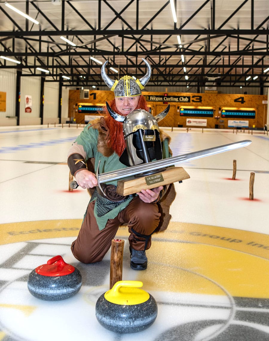 Fergus Curling Club ends season Viking-style post image