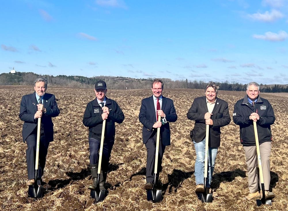 Town of Erin breaks ground on wastewater treatment plant post image
