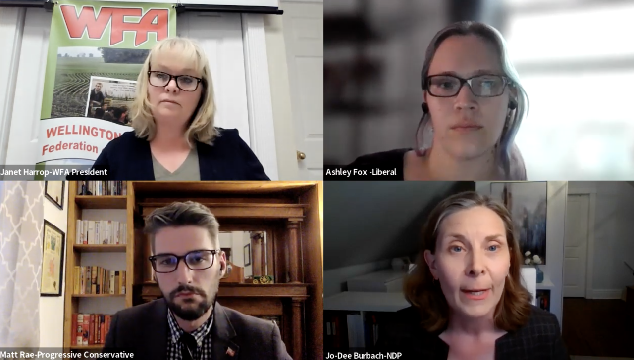 Agriculture at the forefront of Perth-Wellington candidates discussion post image