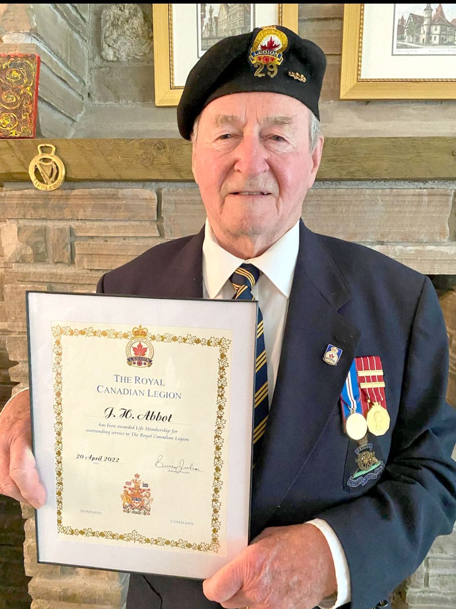 Jim Abbott made life member of Palmerston Legion Branch 409 for "outstanding service" post image