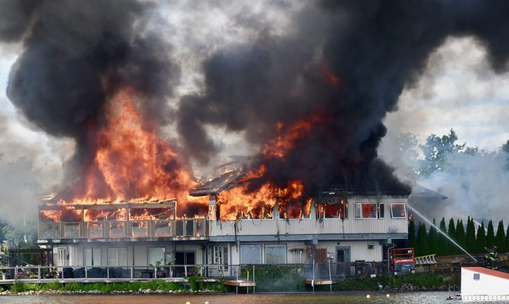 Old Marina Restaurant destroyed by fire post image