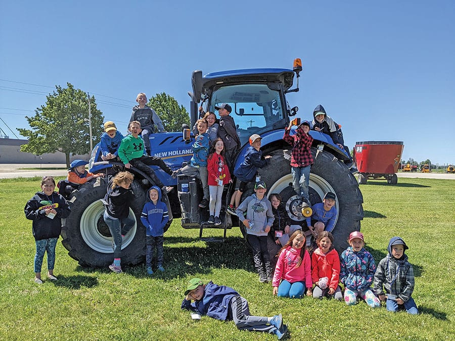 West Luther Cloverbuds 4-H visited Roberts Farm Equipment post image