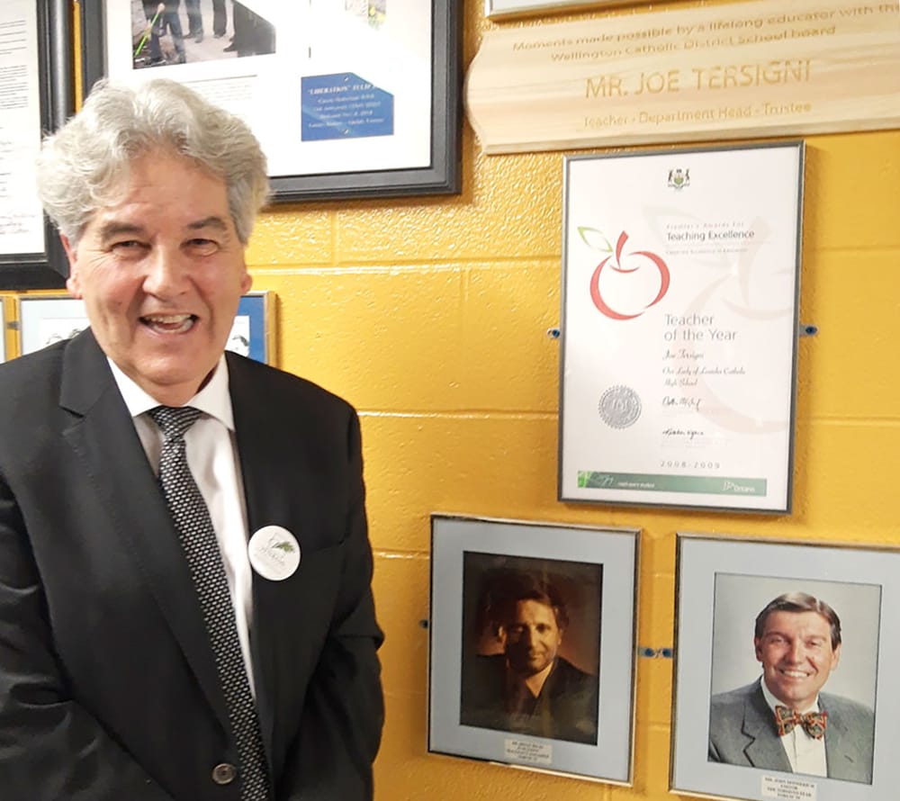 Retired teacher receives leadership award he created 30 years ago post image