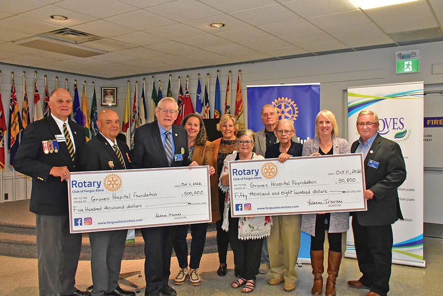 Groves Hospital Foundation receives two donations post image