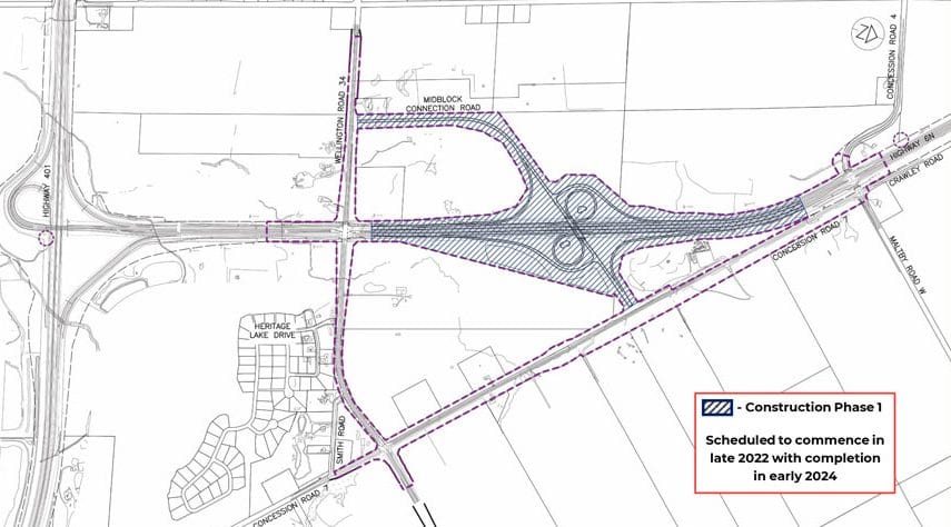 County to take over two Puslinch roads once Hanlon interchange complete post image