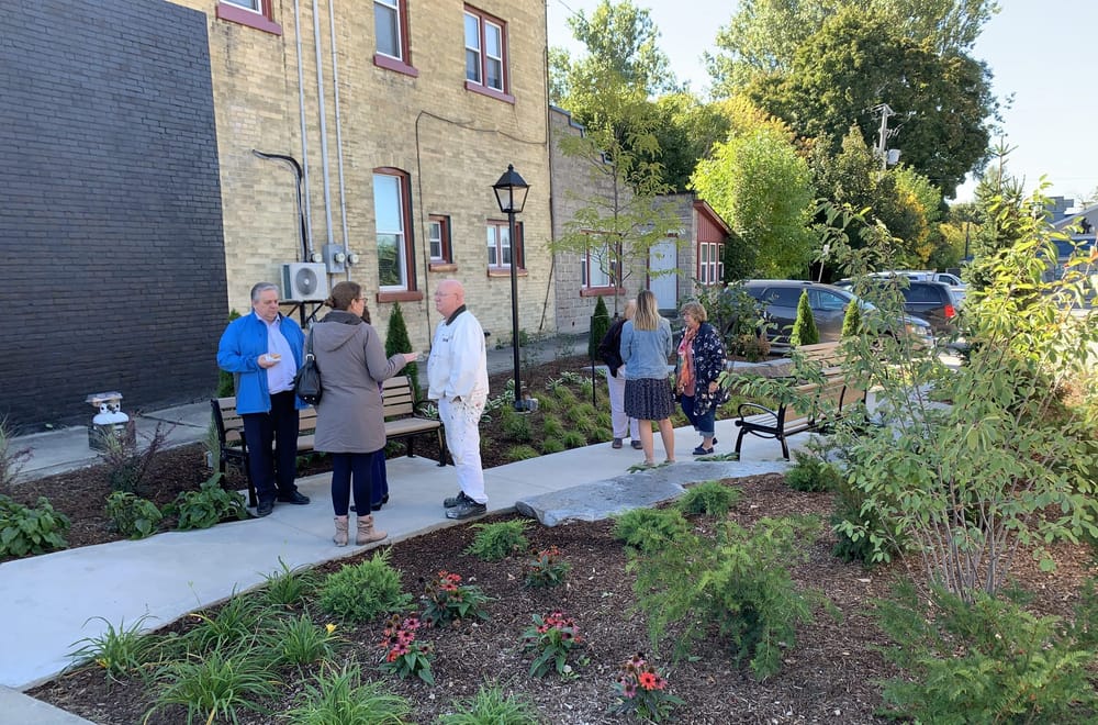 Parkette in Mount Forest the first of four downtown revitalization projects post image