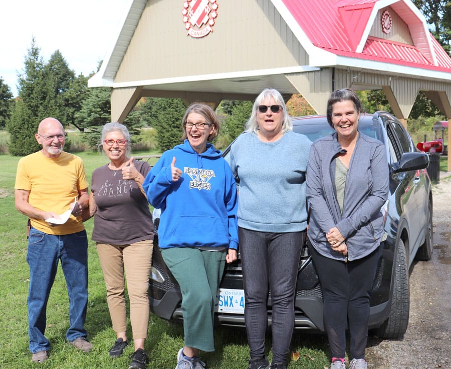Drayton Harvest Festival car rally toured Mapleton Township post image