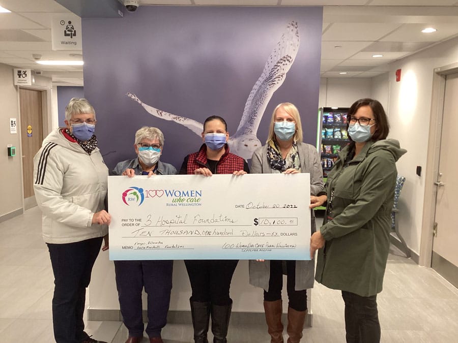 100 Women Who Care-Rural Wellington supported three local hospital foundations post image