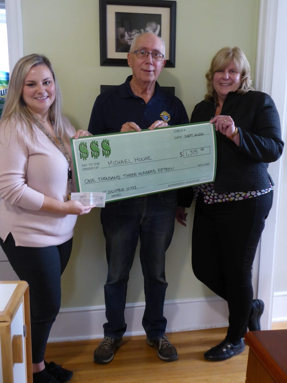 Knights of Columbus makes donation to Michael House, Guelph post image