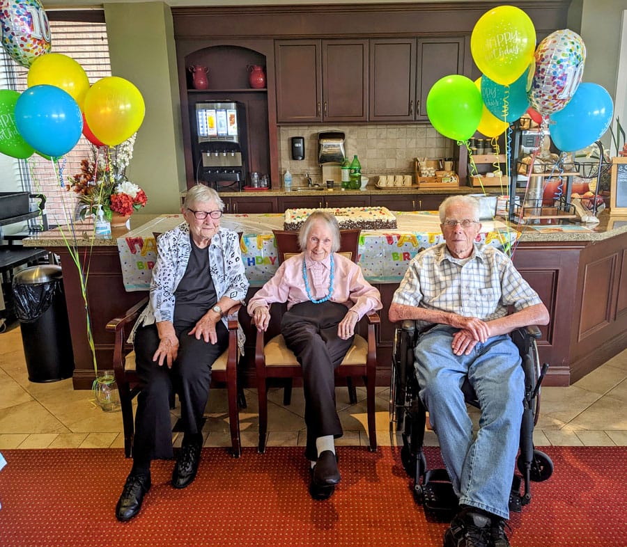 Milestone birthdays celebrated at Heritage River Retirement Residence post image