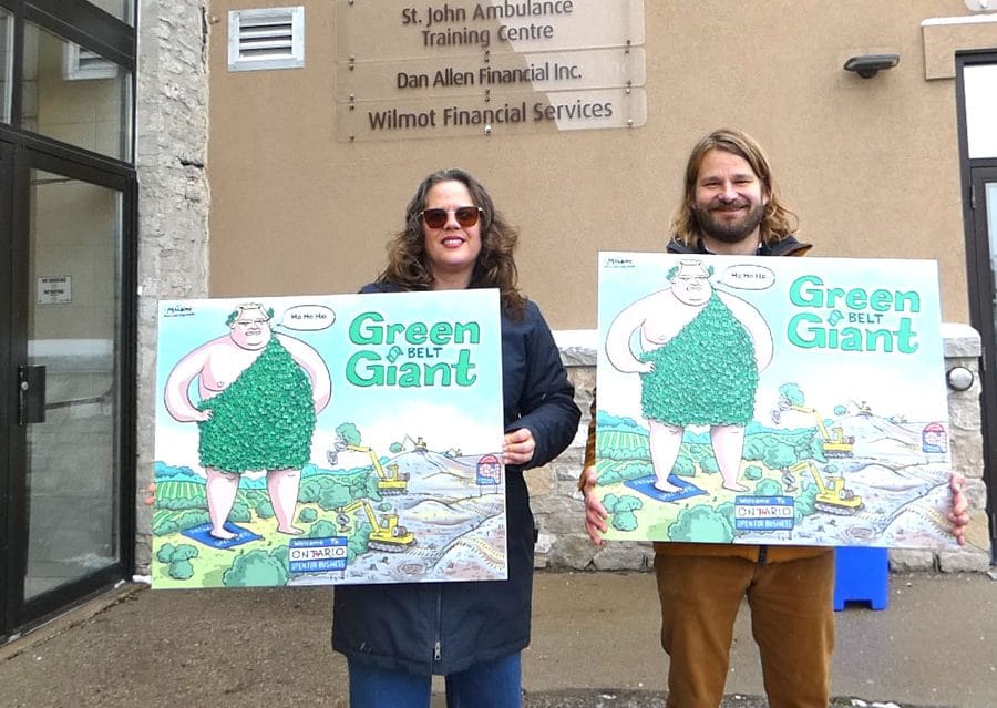 Local residents protest Bill 23, the Building Homes Faster Act post image