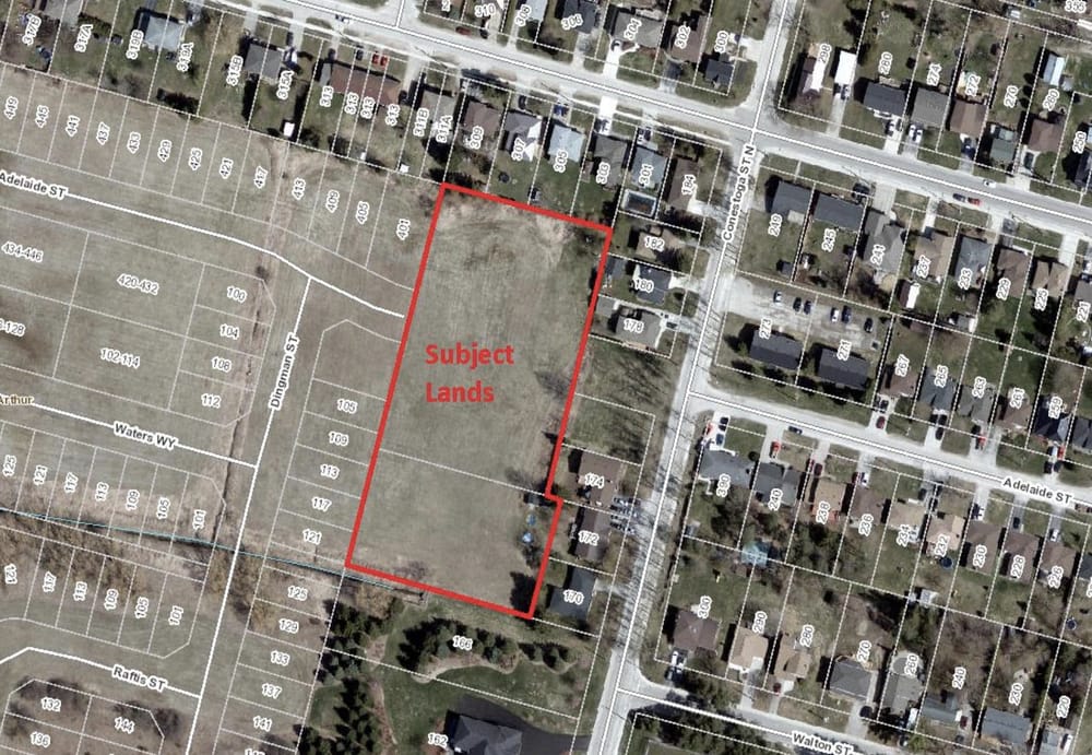 Two-storey townhouses proposed on vacant lot near Arthur Cachet project post image