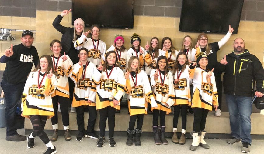 U12 Edge ringette team wins gold in Niagara Falls post image