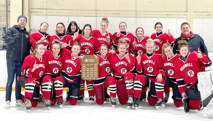 Norwell girls hockey team wins fifth straight District 4 title post image