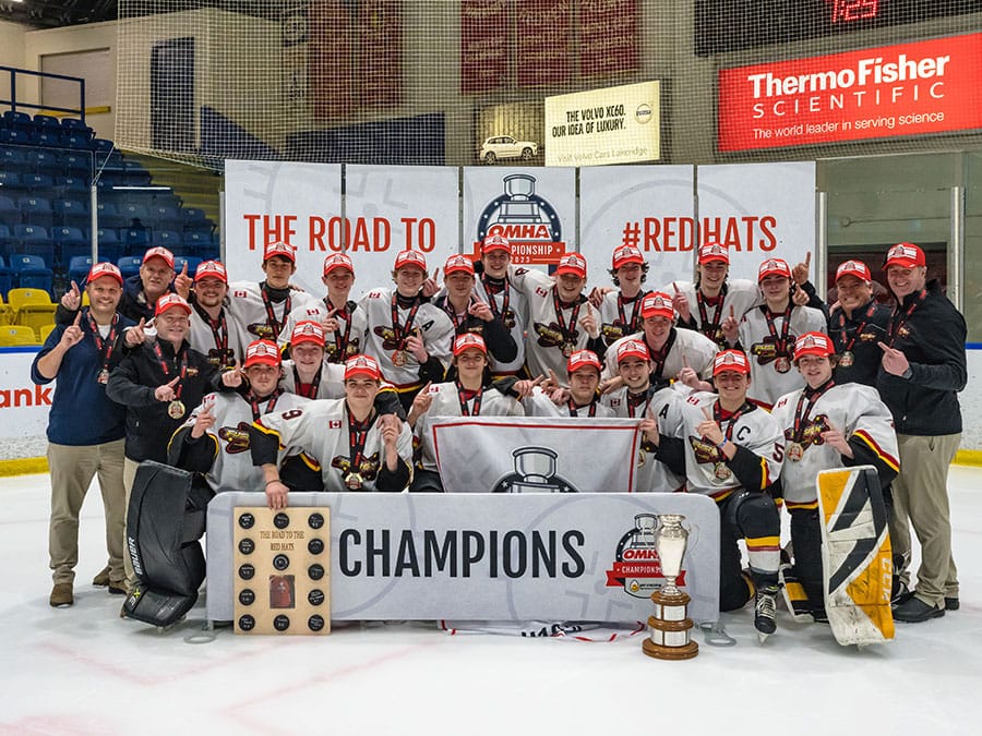 Centre Wellington hockey team wins OMHA championship post image