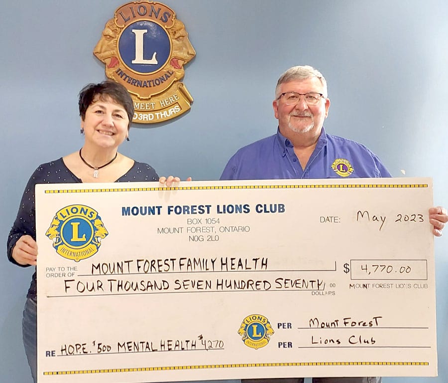 Lions raise $5,270 for mental health initiatives post image