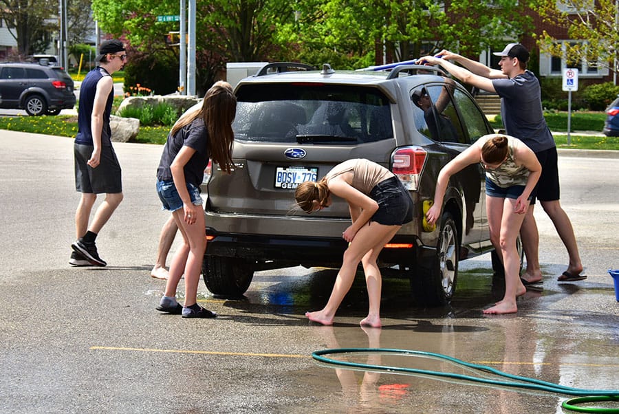 Charity car wash for Groves at Emmanuel Christian High School post image
