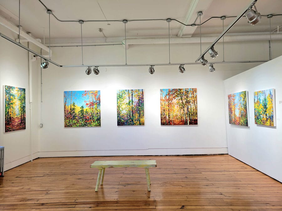 Vera Kisseleva exhibit celebrates how the forest can harken the best memories post image